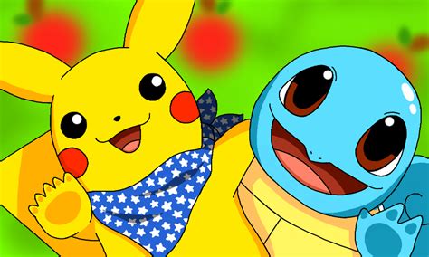 pikachu and squirtle|PK01